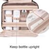 41WpZixscL._AC_.jpg BAGSMART Toiletry Bag Travel Bag with Hanging Hook, Water-resistant Makeup Cosmetic Bag Travel Organizer for Accessories, Shampoo, Full Sized Container, Toiletries