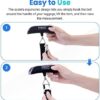41XT8tElR9L._AC_.jpg Etekcity Luggage Scale, Travel Essentials, Digital Weight Scales for Travel Accessories, Portable Handheld Scale with Temperature Sensor, Rubber Paint, 110 Pounds, Battery Included