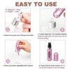 41Y7WTHA5-L.jpg KAYZON Travel Mini Perfume Refillable Atomizer Container, Portable Perfume Scent Pump Case Fragrance Empty Spray Bottle for Traveling and Outgoing (3 Pack, 5ml) (3 Pcs)
