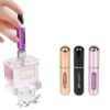 41cz5UnLkfL.jpg KAYZON Travel Mini Perfume Refillable Atomizer Container, Portable Perfume Scent Pump Case Fragrance Empty Spray Bottle for Traveling and Outgoing (3 Pack, 5ml) (3 Pcs)