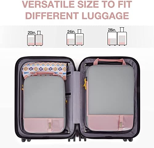 41rF7W0f-mL._AC_.jpg Compression Packing Cubes for Suitcases, BAGSMART 6 Set/4 Set/2 Set Travel Organizer Cubes for Travel Essentials, Expandable Luggage Suitcase Organizer Bags Set, Lightweight Packing Organizers as Travel Accessories for Women / Men