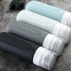 517xT06cz0L._AC_.jpg Mrsdry Travel Bottles for Toiletries, Tsa Approved 3oz Travel Size Containers BPA Free Leak Proof Refillable Liquid Silicone Squeezable Travel Accessories for Shampoo Conditioner Lotion (4 Pack)