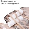 51Kaz4JaWoL._AC_.jpg BAGSMART Toiletry Bag Travel Bag with Hanging Hook, Water-resistant Makeup Cosmetic Bag Travel Organizer for Accessories, Shampoo, Full Sized Container, Toiletries