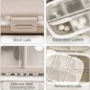 51KiwkInuL._AC_.jpg 1Pack Travel Pill Organizer, 8 Compartments Portable Pill Case, Small Pill Box for Pocket Purse Portable Medicine Vitamin Container Beige
