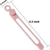 31GoBsLUMwL._AC_.jpg Nearockle 16Pcs Silicone Cable Straps Wire Organizer for Earphone, Phone Charger, Mouse, Audio, Computer, Reusable Fastening Cable Ties Cord Organizer in Home, Office, Kitchen, School (Pink)