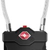 31eWvCjFqHL._AC_.jpg ZHEGE Luggage Locks TSA Approved, 4 Dight Combination Lock with Flexible Cable, Open Alert Indicator, White Number for School Gym Locker, Backpacks, Suitcase (Black)