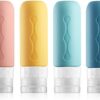 31pncBCteWS._AC_.jpg Gemice Travel Bottles for Toiletries Tsa Approved Travel 3oz Size Containers BPA Free Leak Proof Travel Tubs Refillable Liquid Travel Accessories for Cometic Shampoo and Lotion Soap