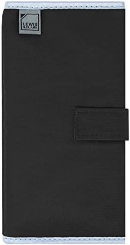31uElfgEreL._AC_.jpg Lewis N. Clark Travel Pill Organizer | For Vitamins, Medication, Prescriptions, Or Medicine Storage | AM/PM Color Coded | 16 Slot Slimline Pouch | Black
