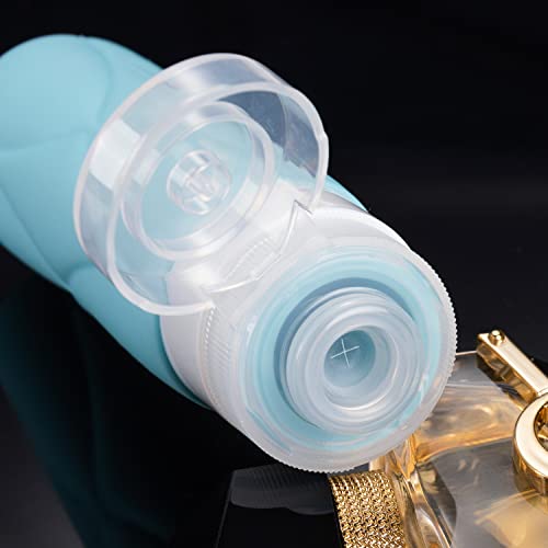 411nPIfEnsL.jpg SUDDHO Silicone Travel Bottles for Toiletries,Leak Proof BPA Free Squeezable 3oz Tsa Approved Travel Size Containers Refillable Travel Accessories for Shampoo Body Wash Liquids(4Pack)