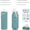 4155q3AGn2L._AC_.jpg SPECIAL MADE Collapsible Water Bottles Cups Leakproof Valve Reusable BPA Free Silicone Foldable Travel Water Bottle Cup for Gym Camping Hiking Travel Sports Lightweight Durable