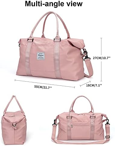 415RSOO4NFS._AC_.jpg Travel Duffel Bag, Sports Tote Gym Bag, Shoulder Weekender Overnight Bag for Women