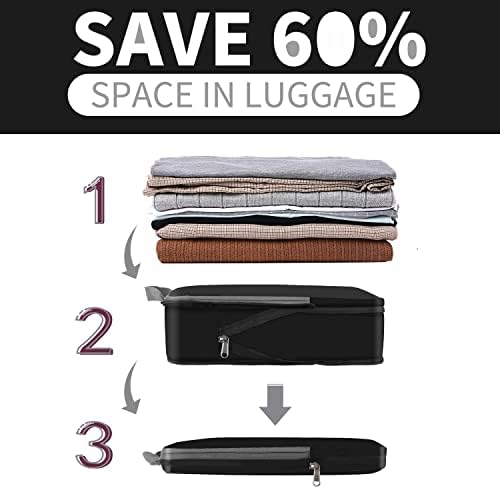 418ByWqUHxL._AC_.jpg BAGAIL 4 Set/5 Set/6 Set Compression Packing Cubes Travel Accessories Expandable Packing Organizers