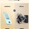 4199qvj0IOL._AC_.jpg VEEKTOMX Portable Phone Charge with Built in Cables, 10000mAh Ultra Slim Power Bank with 5 Outputs and LED Display, Battery Pack Compatible with iPhone/iPad/Samsung and Other Android Smart Devices