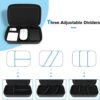 41BngRyr0OL._AC_.jpg ProCase Hard Travel Electronic Organizer Case for MacBook Power Adapter Chargers Cables Power Bank Apple Magic Mouse Apple Pencil USB Flash Disk SD Card Small Portable Accessories Bag -Black