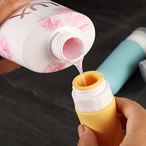41BsAo-OpS._AC_.jpg Gemice Travel Bottles for Toiletries Tsa Approved Travel 3oz Size Containers BPA Free Leak Proof Travel Tubs Refillable Liquid Travel Accessories for Cometic Shampoo and Lotion Soap