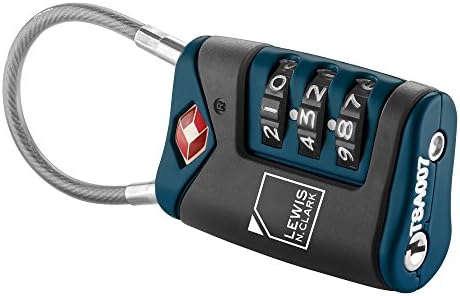 41DOiaN-s6L._AC_.jpg Lewis N. Clark TSA Cable Lock 2 Pack, Blue