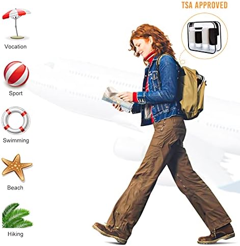 Morfone 16 Pack Silicone Travel Bottles Set for Toiletries TSA Approved Travel Containers Leakproof Squeezable Refillable Travel Accessories 2oz 3oz for Shampoo Conditioner Lotion Liquids (BPA Free)