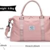 41EXdZ5yTeS._AC_.jpg Travel Duffel Bag, Sports Tote Gym Bag, Shoulder Weekender Overnight Bag for Women