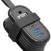 41F2qMnPrcL._AC_.jpg BEVA 4FT Travel Power Strip with USB C Ports, Non Surge Protector Small Power Strip with Flat Plug Travel Extension Cord, 2 Outlets 3 USB Ports(1 USB C), Travel Cruise Essentials