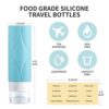 41H1tO3sp8L.jpg SUDDHO Silicone Travel Bottles for Toiletries,Leak Proof BPA Free Squeezable 3oz Tsa Approved Travel Size Containers Refillable Travel Accessories for Shampoo Body Wash Liquids(4Pack)