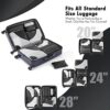 41Mo9s0CSNL._AC_.jpg OlarHike 8 Set Packing Cubes for Travel, Luggage Organizer Bags for Travel Accessories Travel Essentials, Travel Cubes for Carry on Suitcases
