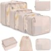 41VlwMczTL._AC_.jpg BAGAIL 8 Set Packing Cubes Luggage Packing Organizers for Travel Accessories