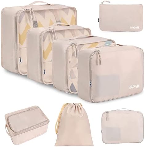41VlwMczTL._AC_.jpg BAGAIL 8 Set Packing Cubes Luggage Packing Organizers for Travel Accessories