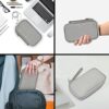 41d32vVhFRL._AC_.jpg Waterproof Portable Electronic Organizer Bag Travel Accessories Universal Cord Storage Case for Charging Cable, Cell Phone, Power Bank, Kid’s Pens