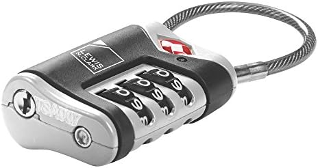 41fRpc9uCkL._AC_.jpg 4014648 Lewis N Clark Travel Sentry Cable Lock 2 Pack black