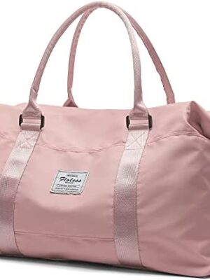 41gbd0bOtHS._AC_.jpg Travel Duffel Bag, Sports Tote Gym Bag, Shoulder Weekender Overnight Bag for Women