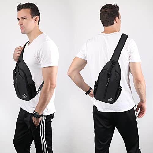 41gkPFL0PGL._AC_.jpg WATERFLY Crossbody Sling Backpack Sling Bag Travel Hiking Chest Bag Daypack