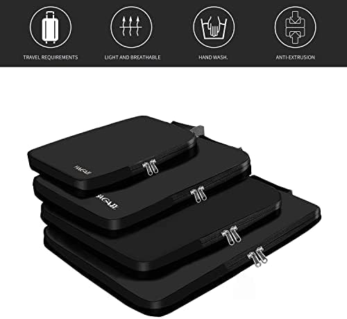 41iQND2PsL._AC_.jpg BAGAIL 4 Set/5 Set/6 Set Compression Packing Cubes Travel Accessories Expandable Packing Organizers