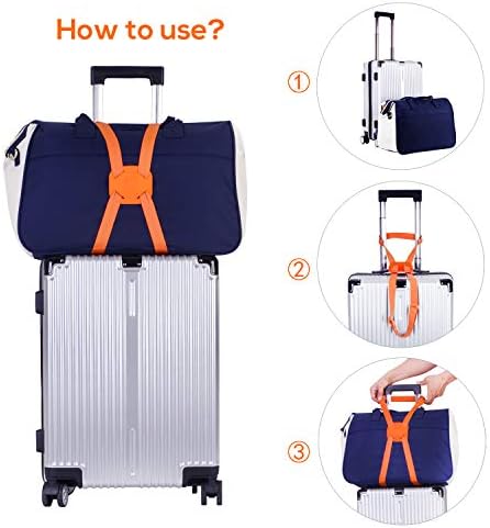 41kyt0DlBIL._AC_.jpg Luggage Straps Bag Bungees for Add a Bag Easy to Travel Suitcase Elastic Strap Belt
