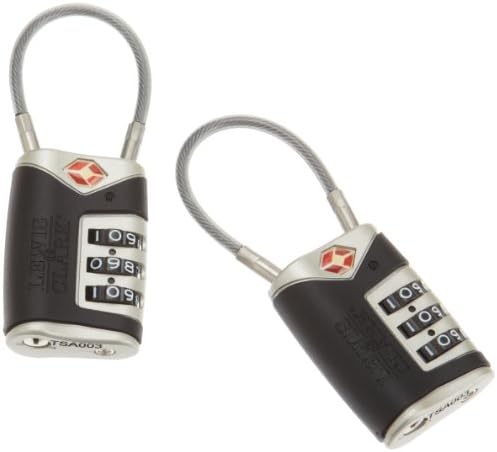 41ndyMViXL._AC_.jpg 4014648 Lewis N Clark Travel Sentry Cable Lock 2 Pack black