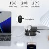 41ngqmiIXiL._AC_.jpg BEVA 4FT Travel Power Strip with USB C Ports, Non Surge Protector Small Power Strip with Flat Plug Travel Extension Cord, 2 Outlets 3 USB Ports(1 USB C), Travel Cruise Essentials