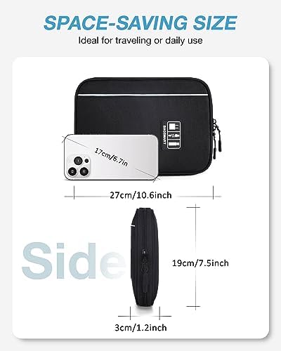 41tuzQcsBZL._AC_.jpg BAGSMART Electronics Organizer Travel Case, Small Travel Cable Organizer Bag for Travel Essentials, Travel Tech Organizer as Travel Accessories, Cord Organizer for Phone, Power Bank, SD Card, Black