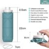 41wIG8Jkn4L._AC_.jpg SPECIAL MADE Collapsible Water Bottles Cups Leakproof Valve Reusable BPA Free Silicone Foldable Travel Water Bottle Cup for Gym Camping Hiking Travel Sports Lightweight Durable