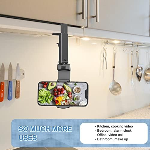 51-pDznuJxL._AC_.jpg Universal in Flight Airplane Phone Holder Mount. Handsfree Phone Holder for Desk Tray with Multi-Directional Dual 360 Degree Rotation. Pocket Size Must Have Travel Essential Accessory for Flying