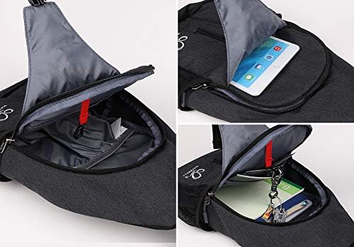 519a7NgQ13L._AC_.jpg WATERFLY Crossbody Sling Backpack Sling Bag Travel Hiking Chest Bag Daypack