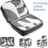 519ypsQbqjL._AC_.jpg OlarHike 6 Set Packing Cubes for Travel, 4 Various Sizes(Large,Medium,Small,Slim), Luggage Organizer Bags for Travel Accessories Travel Essentials, Travel Cubes for Carry on Suitcases