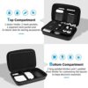 51BWJNI0FRL._AC_.jpg ProCase Hard Travel Electronic Organizer Case for MacBook Power Adapter Chargers Cables Power Bank Apple Magic Mouse Apple Pencil USB Flash Disk SD Card Small Portable Accessories Bag -Black
