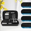 51C42FzahgL._AC_.jpg ProCase Hard Travel Electronic Organizer Case for MacBook Power Adapter Chargers Cables Power Bank Apple Magic Mouse Apple Pencil USB Flash Disk SD Card Small Portable Accessories Bag -Black