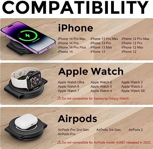 51HoJEfkKgL._AC_.jpg 3 in 1 Charging Station for Apple Watch Charger, Hicober Wireless Charger Foldable Travel Stand for iPhone 14/Pro/Max/Plus 13 and 12/Pro/Max/Mini for iWatch 8/7/6/5/4/3/2/SE/Airpods 3/2/Pro