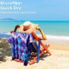 51L6wXX5QL._AC_.jpg 2 Pack Microfiber Oversized Lightweight Beach Towel 71"x32" XL Extra Large Thin Sand Free Towels Travel Swim Pool Yoga Gym Camping for Adults Women Men Beach Essentials Accessories Vacation Gift