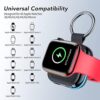 51R2QLs7ClL._AC_.jpg HUOTO Portable Charger for Apple Watch,Wireless Magnetic iWatch Charger 1200mAh Power Bank Travel Keychain Accessories Smart Watch Charger for Apple Watch Series 8/7/6/5/4/3/2/SE/Ultra