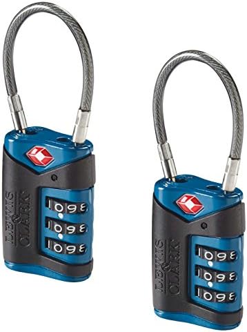 51WFMjZf0eL._AC_.jpg Lewis N. Clark TSA Cable Lock 2 Pack, Blue