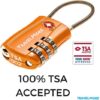 51WPwn0FVDL._AC_.jpg 6 Pack TSA Approved Travel Combination Cable Luggage Locks for Suitcases & Backpacks - Orange