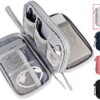 51l6pLVdgZL._AC_.jpg Waterproof Portable Electronic Organizer Bag Travel Accessories Universal Cord Storage Case for Charging Cable, Cell Phone, Power Bank, Kid’s Pens