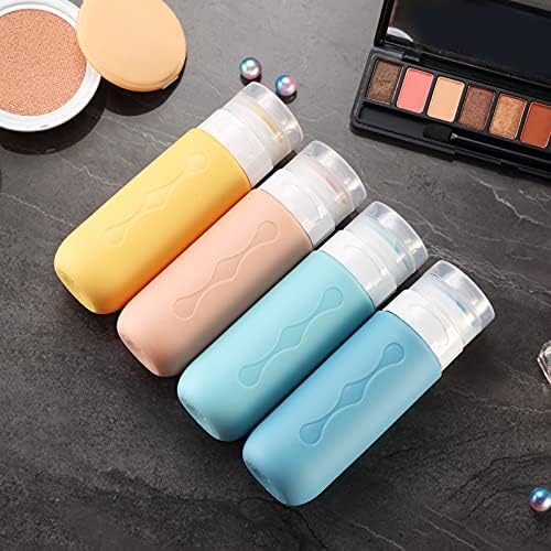 51ok8dc93FS._AC_.jpg Gemice Travel Bottles for Toiletries Tsa Approved Travel 3oz Size Containers BPA Free Leak Proof Travel Tubs Refillable Liquid Travel Accessories for Cometic Shampoo and Lotion Soap
