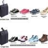 51pYJR-KlRL._AC_.jpg YAMIU Travel Shoe Bags Set of 4 Waterproof Nylon with Zipper for Men & Women, Black
